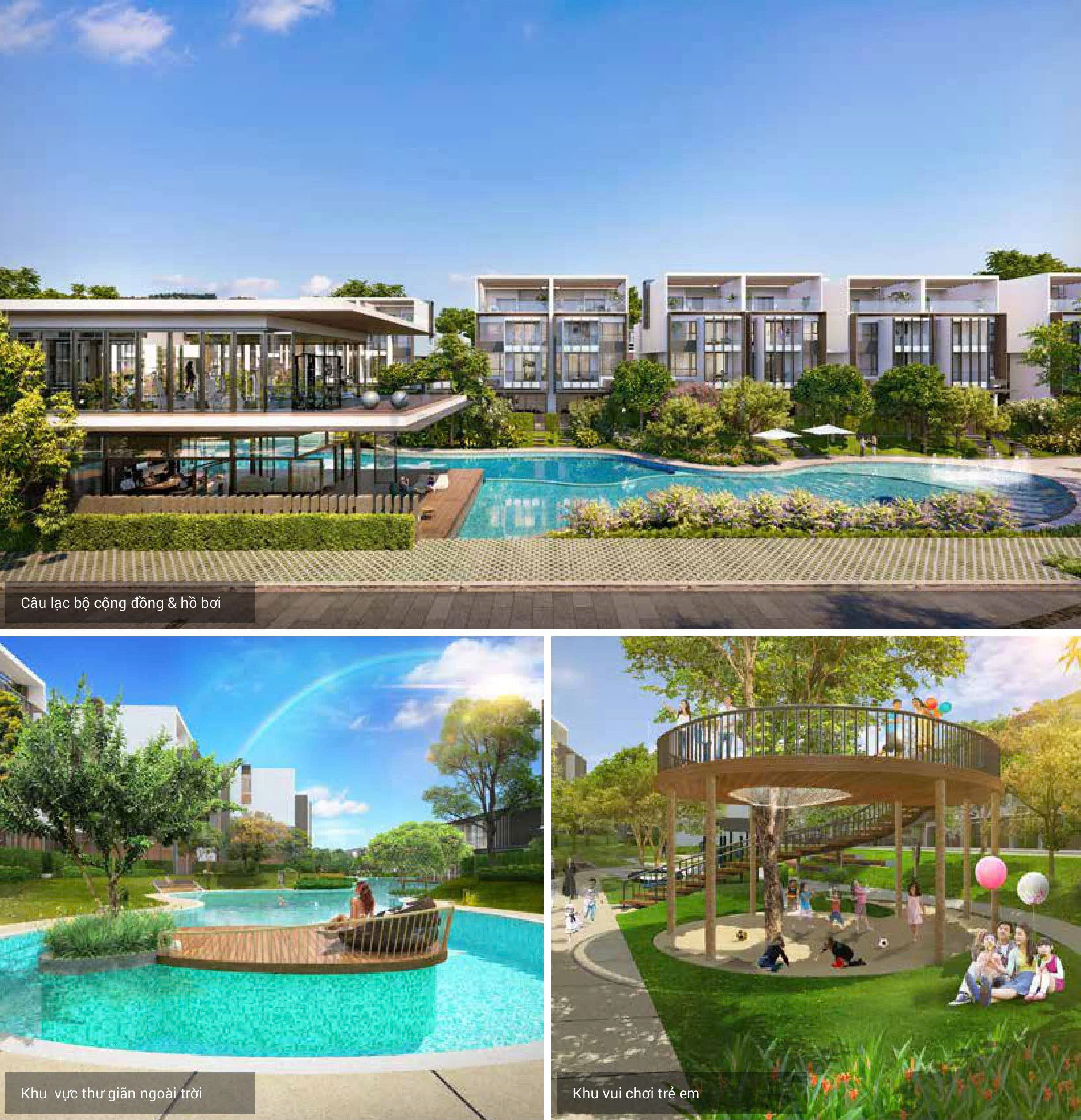 Hồ bơi, Club House, Khu thư giãn, vui chơi trẻ em – Senturia An Phú